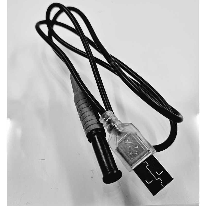 Prüfkabel USB/4mm Sicherheitsstecker