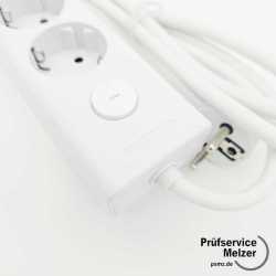 Mehrfachsteckdose 3-fach mit Schalter und USB Buchse, geprüft nach DGUV-V3