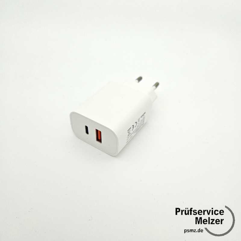USB Netzteil - 20W PD, Geprüft nach DGUV-V3